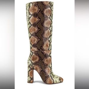 LPA Greta Snakeskin Boots - Multi snake